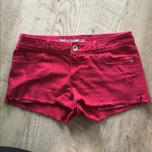 Express pink shorts